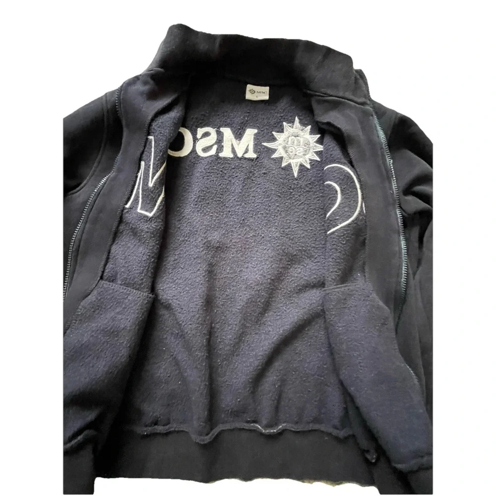 Stadium MSC Cruise‎ Italy Bomber Jacket – Men's Large Embroidered 2-sided - Picture 5 of 12